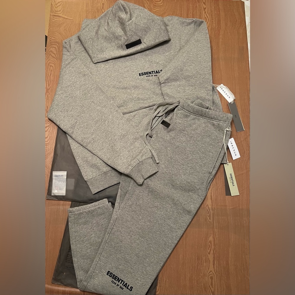 Fear of God Essentials hoodie and sweatpants set